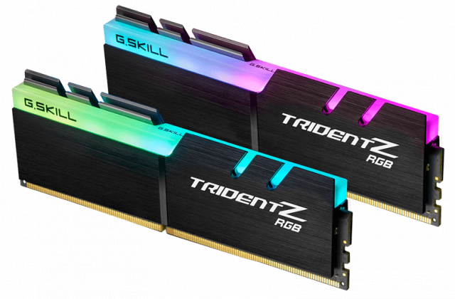 Memory G.SKILL Trident Z RGB 32GB(2x16GB) DDR4 3200MHz F4-3200C16D-32GTZR 