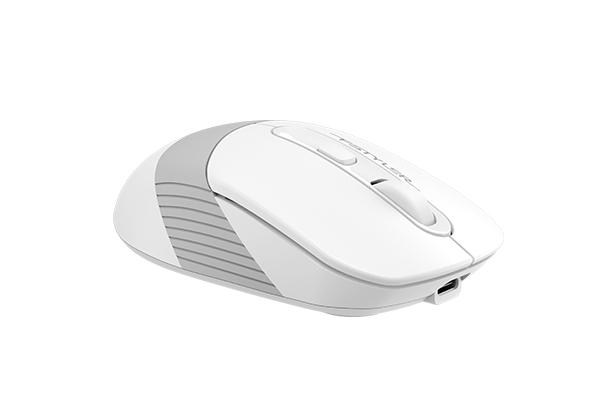 Wireless Mouse A4tech FG10S Fstyler Grayish White, White 