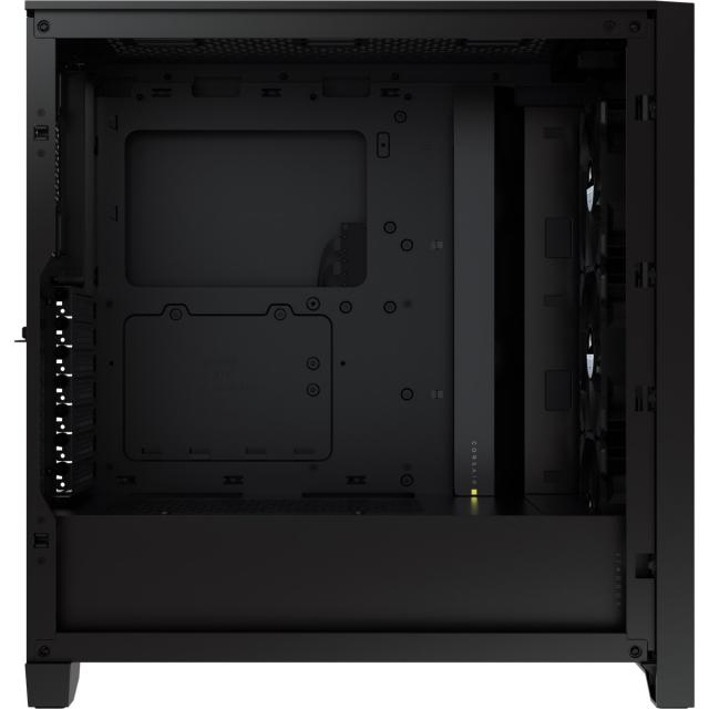 Кутия Corsair iCUE 4000X RGB Mid Tower, Tempered Glass, Черна 