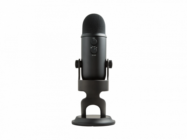 Настолен микрофон Logitech Blue YETI - Blackout 