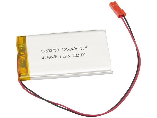 Акумулаторна батерия AKYGA, Li-Po, 3.7 V, 1350mAh, PCM 