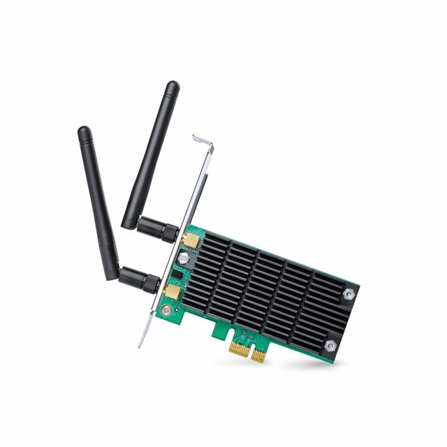 Wireless Adapter TP-LINK Archer T6E , AC 1300, Dual band, PCI-EX, 2 external antennas 