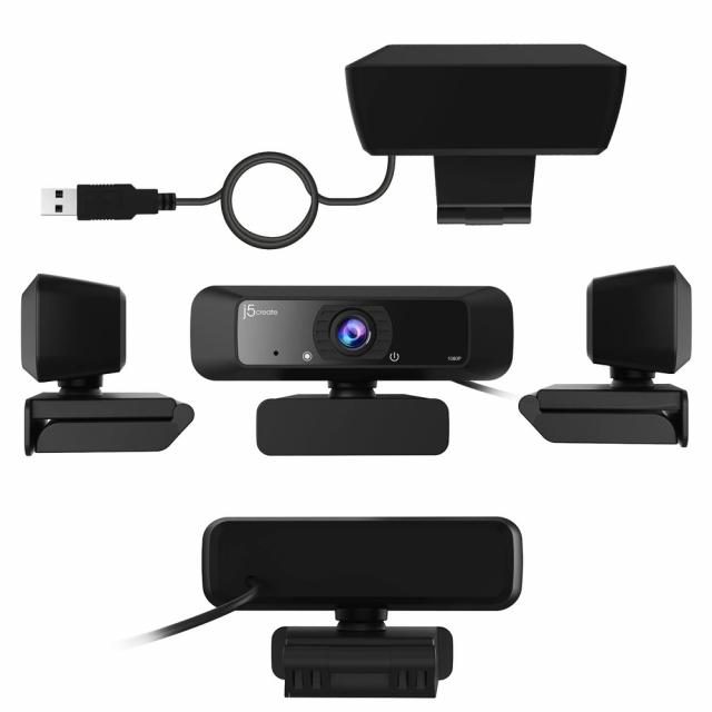 j5create JVCU100 USB™ HD Webcam with 360° Rotation 