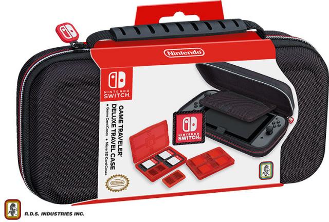 Чанта за гейминг конзола Nacon Bigben Nintendo Switch Travel Case NNS40, Черен 