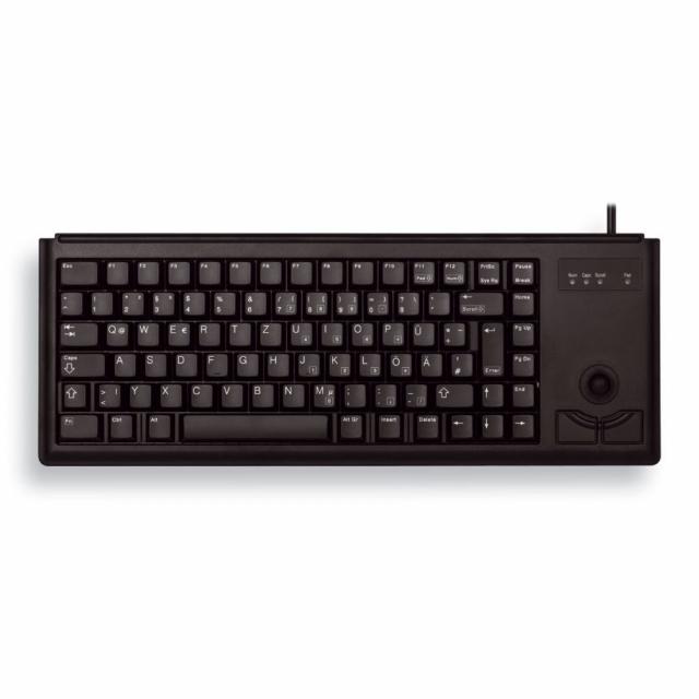 Компактна жична клавиатура CHERRY G84-4400 с Trackball 