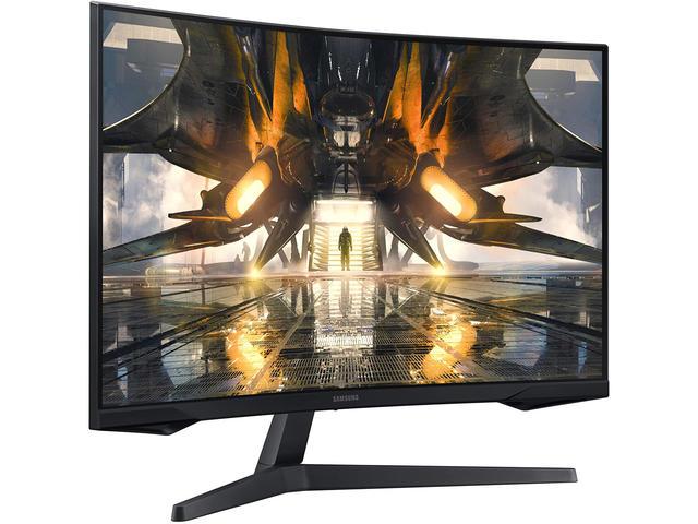 Монитор Samsung LS27AG550A 27" Odyssey G55A, VA Curved, QHD 2560x1440 , 165 Hz, 1 ms, HDR10, AMD FreeSync, DP, HDMI, Black 