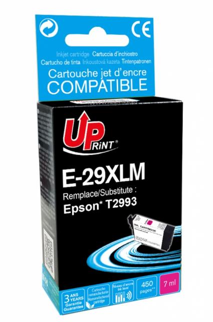 Ink cartridge UPRINT T2993, EPSON 29XL, XP-235/332/335/432/435, 7 ml, 450, Magenta 