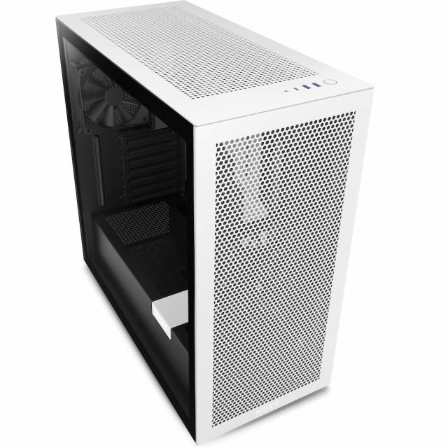 Кутия NZXT H7 Flow Matte Black & White 