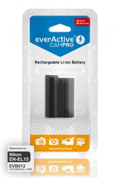 Батерия за апарат NIKON EN-EL15  Li-Ion 7V 1600mAh EVERACTIVE