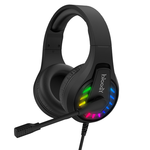 Gaming Earphone A4TECH Bloody G230, USB, RGB, Microphone, Black 