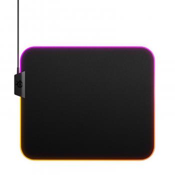 Геймърски пад SteelSeries QcK Prism Cloth - Medium RGB, Черен