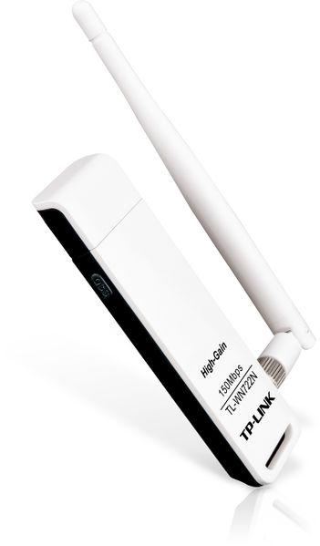 Wireless Adapter TP LINK TL-WN722N, USB, 2T2R, 2.4Ghz, 802.11n/g/b 