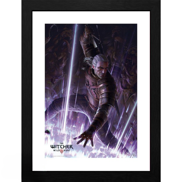 GBEYE THE WITCHER - Framed print "Geralt" (30x40) 