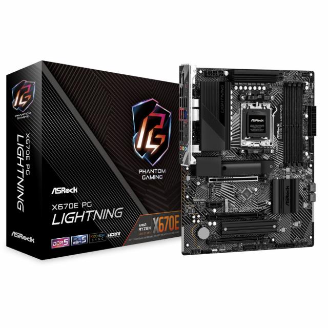 Дънна платка ASROCK X670E PG Lightning, Socket AM5 