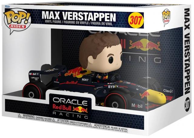 Фигурка Funko Pop! Rides Super Deluxe: Formula 1 Oracle Red Bull Racing - Max Verstappen #307 