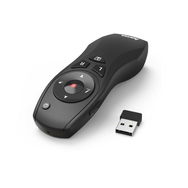 Wireless Laser Presenter HAMA "X-Pointer 6 in 1", Black 