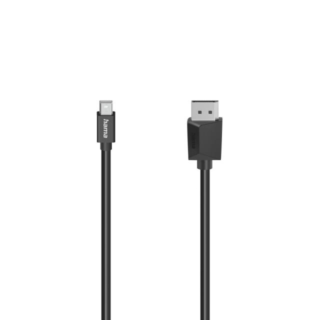 Video Cable, Mini-DP Plug - DisplayPort Plug, Ultra-HD 4K, HAMA-200710 