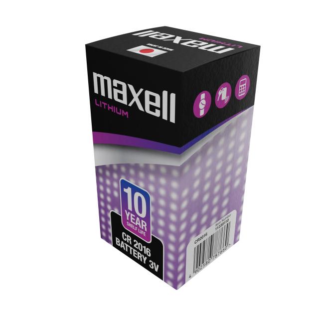 Lithium Button Battery MAXELL CR2016 3V 1pc./1pc./ 