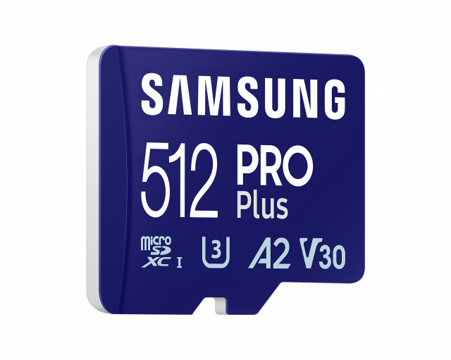 Memory card Samsung PRO Plus microSD Card (2023), 512GB, Adapter 