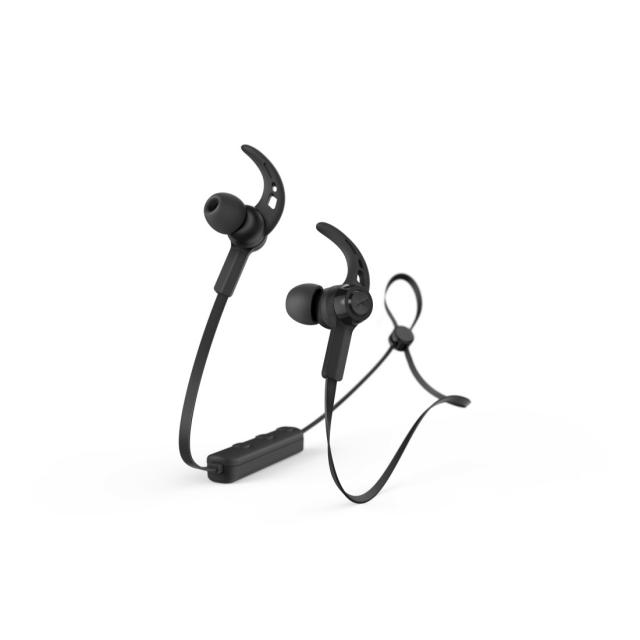 Hama "Freedom Run" Bluetooth® Headphones, In-Ear, Microphone, Ear Hook, black 