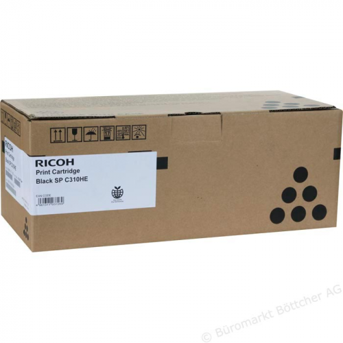 Тонер касета Ricoh SPC310HE, 7200 копия  Черен 