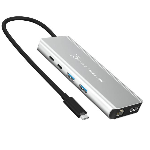 Докинг станция j5create JCD403, USB4, Multi-port хъб, Gigabit Ethernet 