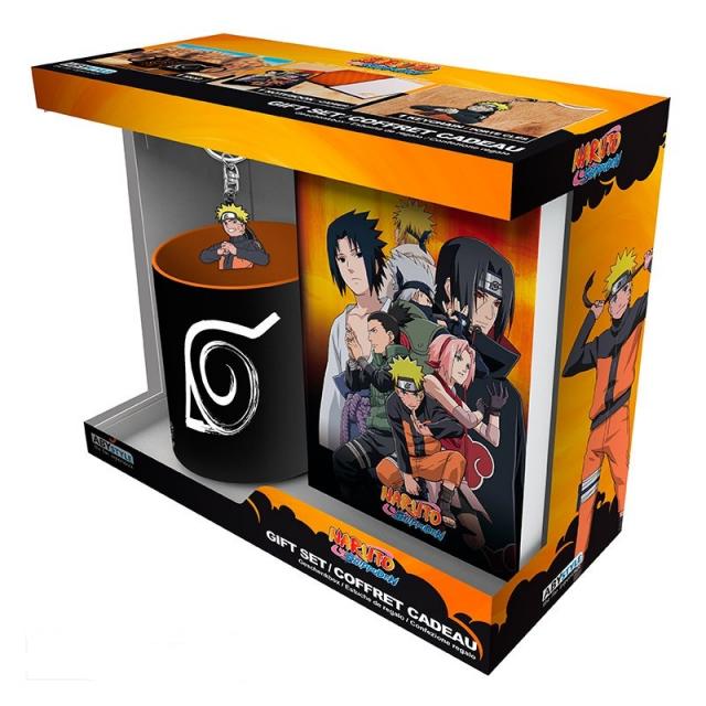 Комплект ABYSTYLE NARUTO SHIPPUDEN - Pck Mug320ml + Keyring PVC + Notebook "Naruto" 