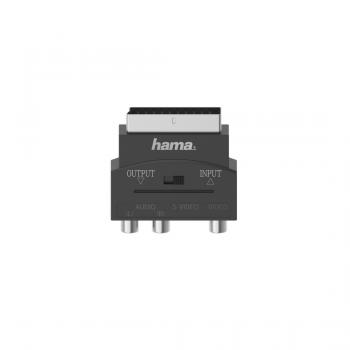 Hama - Video Adapter, S-VHS Socket / 3 RCA Sockets - Scart Plug, 4-Pin