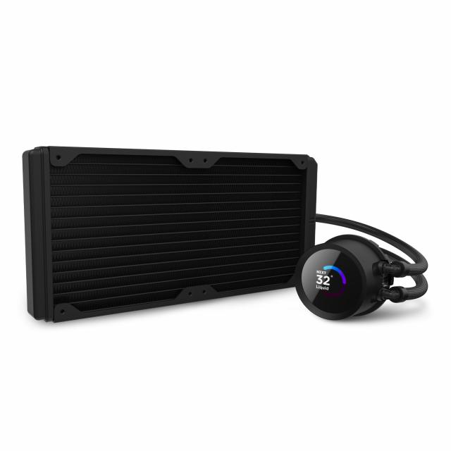 AIO Liquid Cooler NZXT Kraken 280 RGB Black, LCD Display 