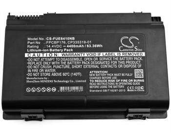 Laptop Battery for Fujitsu LifeBook E8410 E8420 E780 N7010 AH550 NH570 14,4V 4400mAh CAMERON SINO