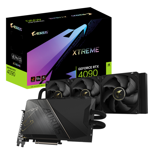 Graphic card GIGABYTE RTX 4090 AORUS XTREME WATERFORCE OC 24GB GDDR6X 