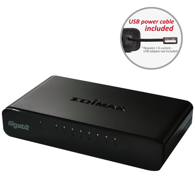 Switch EDIMAX ES-5800G V3, 8 Ports, Gigabit 