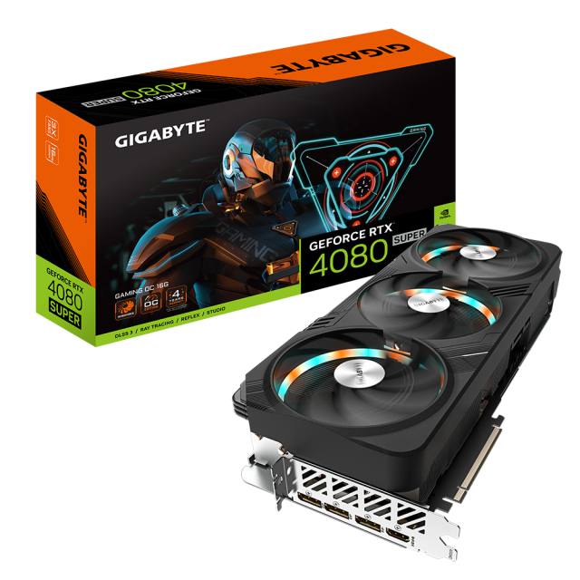 Видео карта GIGABYTE RTX 4080 SUPER GAMING OC 16GB GDDR6X 