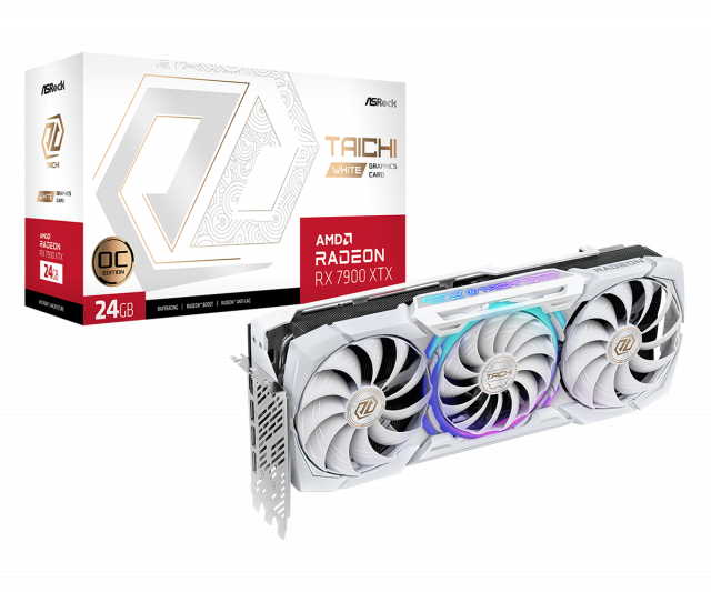 Graphic card ASROCK RX 7900 XTX Taichi White OC 24GB GDDR6 