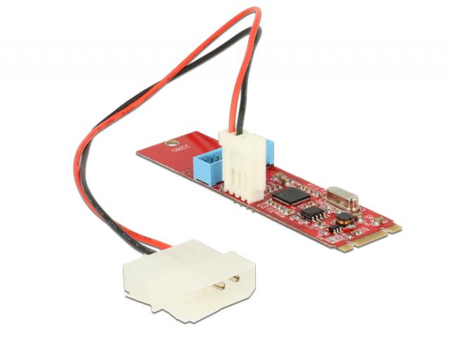 Адаптер Delock, M.2 Key B+M мъжко към 1 x USB 5 Gbps Pin Header 