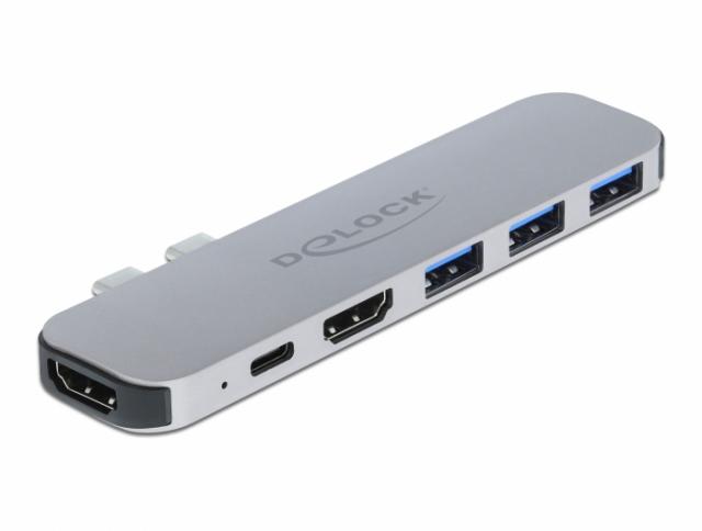 Delock Docking Station for MacBook Dual HDMI 4K / PD / Hub 