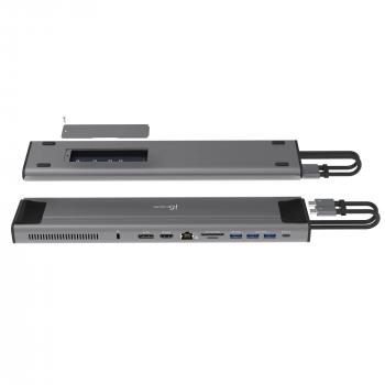 Докинг станция j5create JCD552, M.2 NVMe, USB-C Gen 2