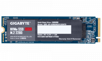 Solid State Drive (SSD) Gigabyte M.2 Nvme PCIe SSD 512GB