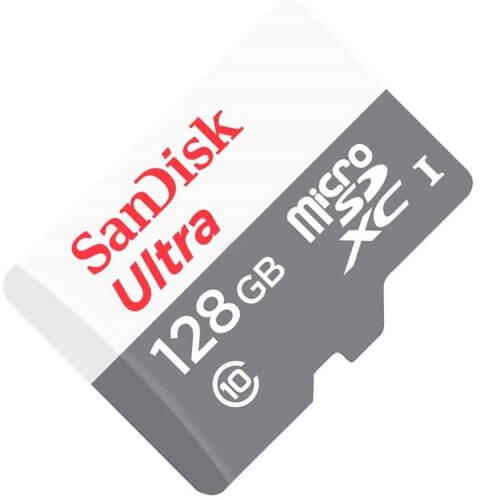 Карта памет SANDISK Ultra microSDXC UHS-I, 128GB, Class 10, 100Mb/s 