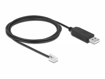 Delock USB-A male - RJ12 (RS232) for Skywatcher Telescopes, 2m