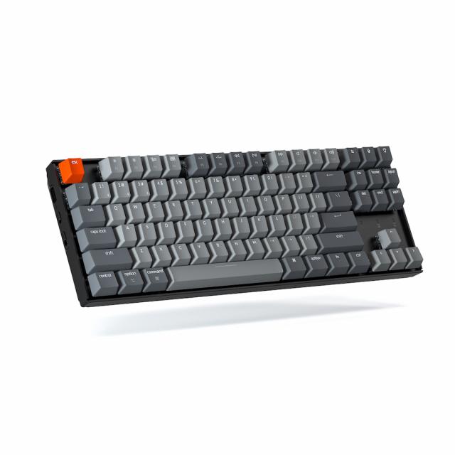 Геймърска Механична клавиатура Keychron K8 Hot-Swappable TKL Gateron Blue Switch White LED Gateron Blue Switch ABS 