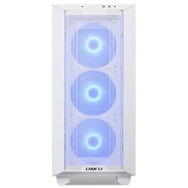 Кутия Lian-Li LANCOOL III RGB Mid-Tower, Tempered Glass, Бяла 