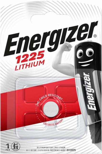 Литиева бутонна батерия BR1225 3V  1бр. /1pk/  ENERGIZER 