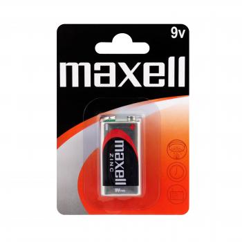 Zinc mangan battery MAXELL  6F22 1 pcs.  9V