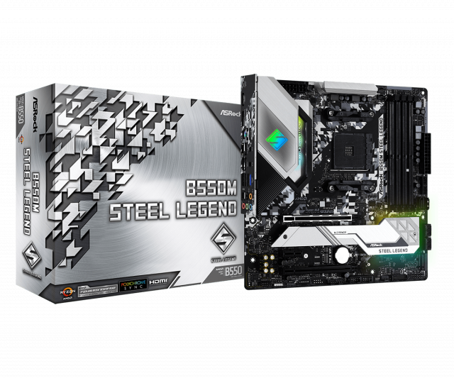 Дънна платка ASRock B550M STEEL LEGEND 