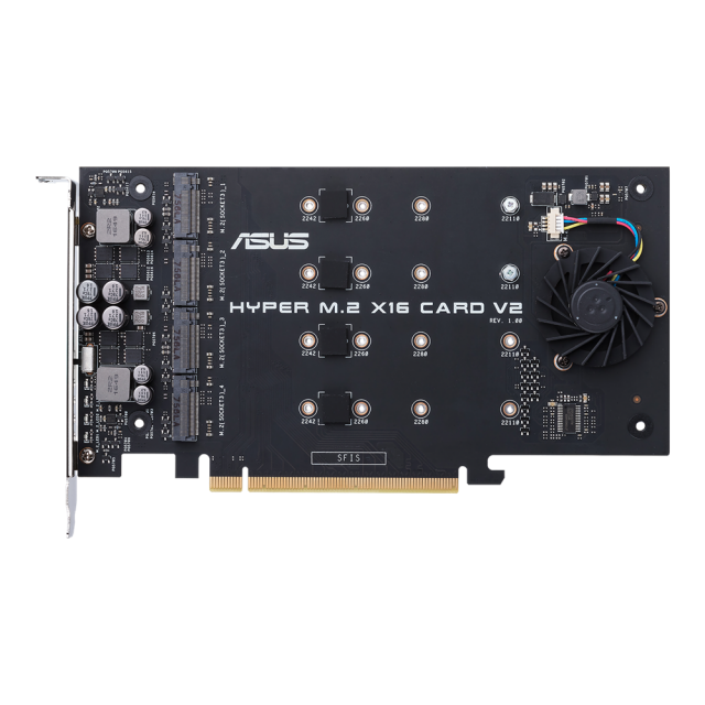 Карта ASUS Hyper M.2 x16 Card (PCIe 3.0) 