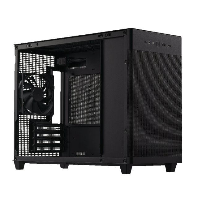 Кутия ASUS PRIME AP201 Mesh, MicroATX, Черна 