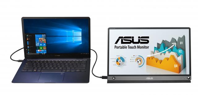 Монитор ASUS ZenScreen Touch MB16AMT, 15.6" FHD (1920x1080) IPS 