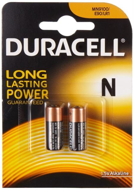 Алкална батерия DURACELL LR-1 /2 бр. в опаковка/ 1.5V  