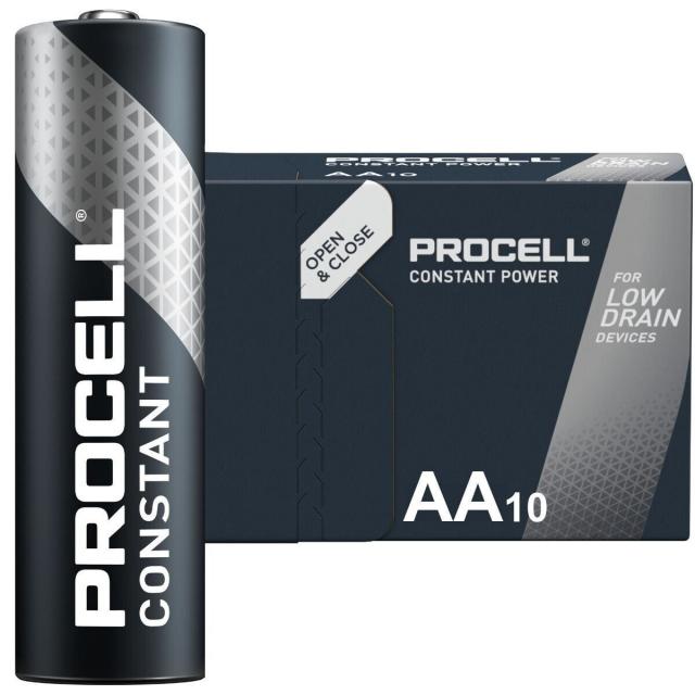 PROCELL Alkaline Battery LR6 1,5V AA  10pk  CONSTANT MN1500  PROCELL 